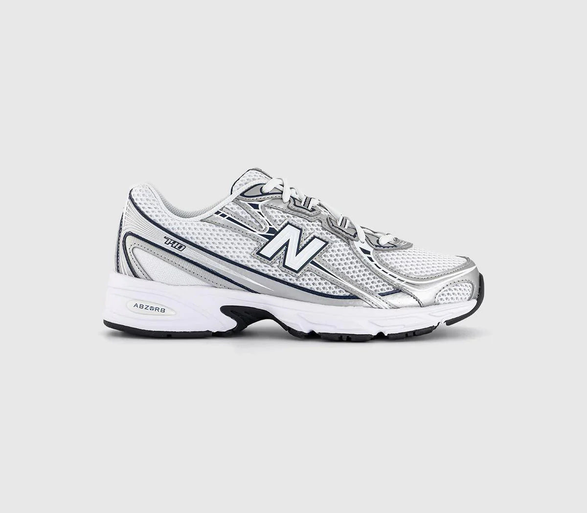 New Balance 740 V2 Trainers White Navy UK Size 8.5