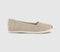 Womens TOMS Alpargata Ballet Flats Champagne Tonal Sparkle Woven UK Size 6