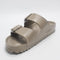Odd sizes - Womens BIRKENSTOCK Arizona Two Strap Sandals Gray Taupe Eva UK Sizes Right 5/Left 6