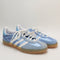 adidas Gazelle Indoor Trainers Bliss Blue White Metallic UK Size 5