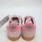 Kids adidas Gazelle 2 Trainers Clear Pink Court Green Bliss Pink UK Size 12 youth