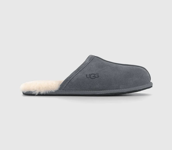 Mens UGG Scuff Slipper Dark Grey UK Size 7
