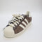 adidas Superstar II Trainers Shadow Brown Off White Gold Metallic UK Size 6.5