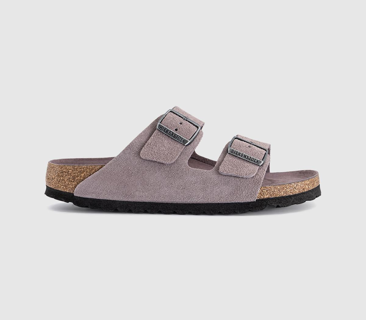 Womens BIRKENSTOCK Arizona Two Strap Sandals Faded Purple Tfb UK Size 5.5 EU39