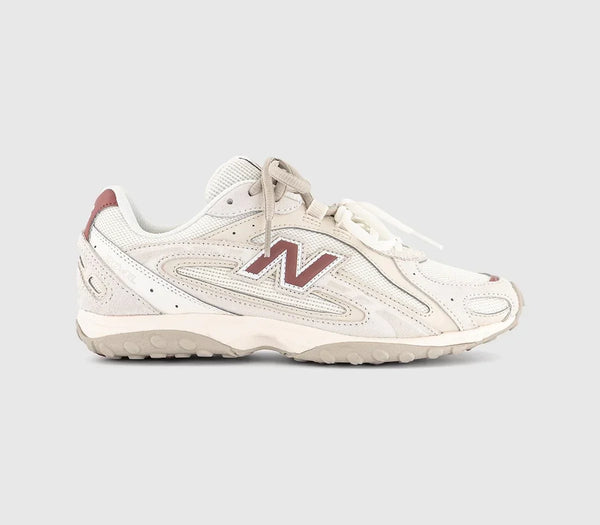 New Balance 204L Trainers Sea Salt Red Rock UK Size 6