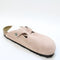 Womens BIRKENSTOCK Boston Clogs Pink Clay Suede UK Size 5.5 EU39