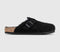 Mens BIRKENSTOCK Boston Shearling Clogs Black UK Size 8 EU42