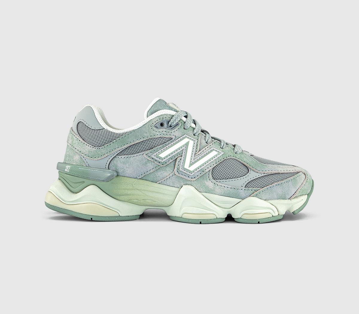 New Balance 9060 Trainers Mosaic Green Sea Salt UK Size 6