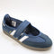 adidas Samba Jane Ballet Trainers Crew Navy White Gold Metallic UK Size 6