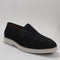 Mens OFFICE Cabana White Sole Apron Loafers Navy Suede UK Size 8