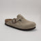 Womens BIRKENSTOCK Boston Clog Taupe Suede UK Size 5 EU38