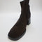 Womens OFFICE Annabella Square Toe Leather Block Heel Boots Brown Suede UK Size 6
