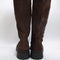 Womens OFFICE Kash Chunky Knee High Boots Brown Suede UK Size 6