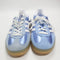 adidas Gazelle Indoor Trainers Bliss Blue White Metallic UK Size 5