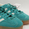 adidas Gazelle Indoor Trainers Pure Teal Offwhite Gold Metallic UK Size 5