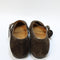 Womens OFFICE Flavour Suede Mary Jane Ballet Pumps Brown Suede UK Size 3