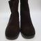 Womens OFFICE Annabella Square Toe Leather Block Heel Boots Brown Suede UK Size 6