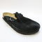 Mens BIRKENSTOCK Boston Clogs Suede Black UK Size 11.5 EU46