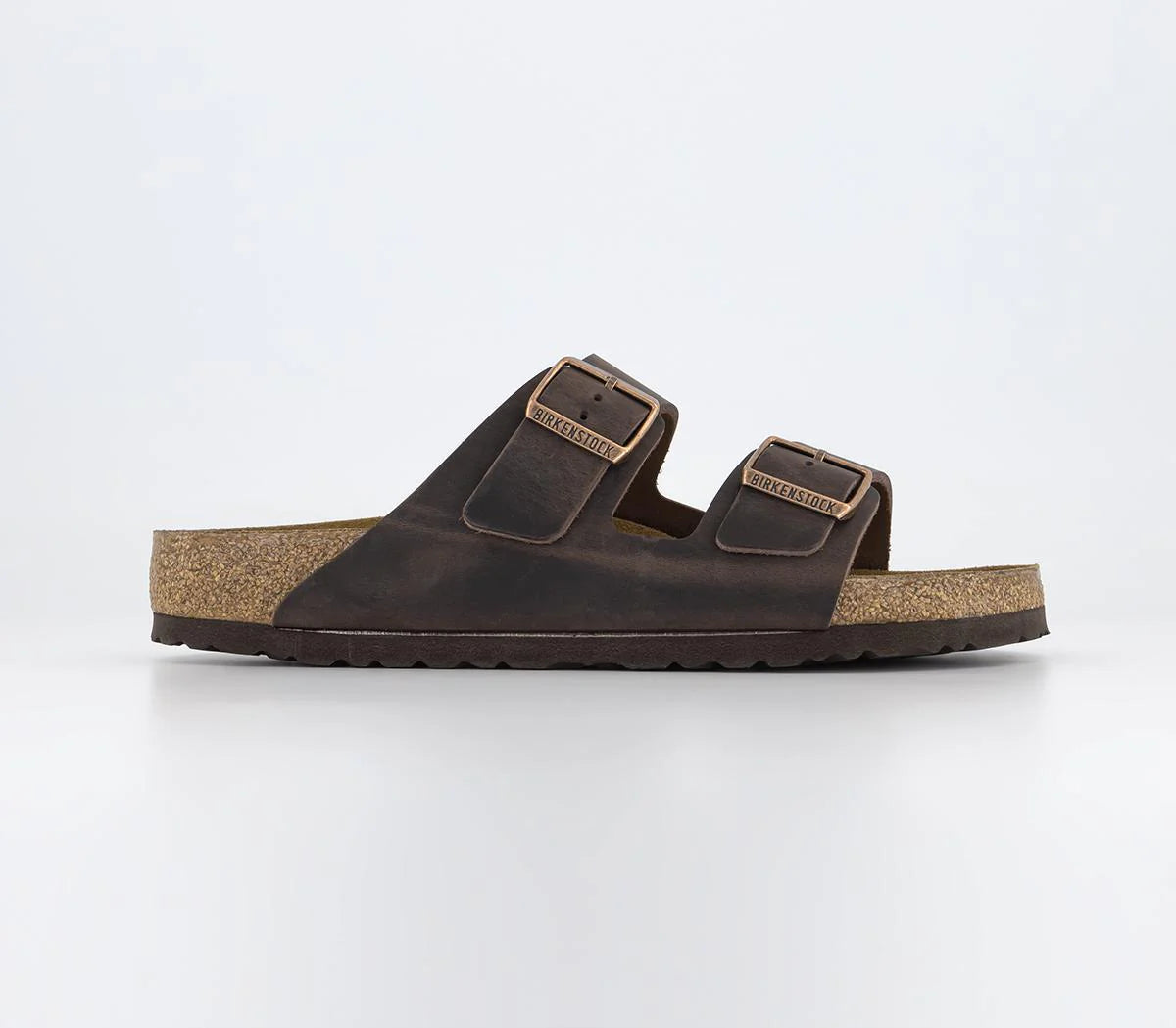 Mens BIRKENSTOCK Arizona Two Strap Sandals Waxy Leather UK Size 9.5 EU44