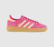 adidas Handball Spezial Trainers Lucid Pink Almost Yellow Gold Metallic UK Size 4