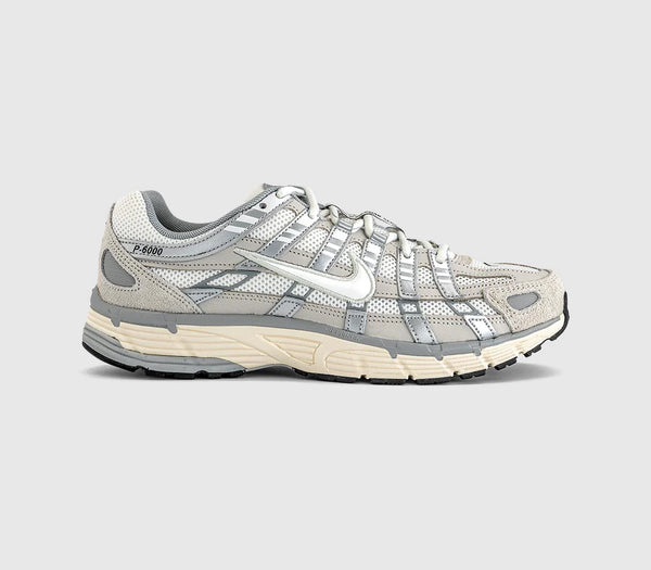 Nike P-6000 Trainers Light Bone Sail Pale Ivory Black UK Size 5