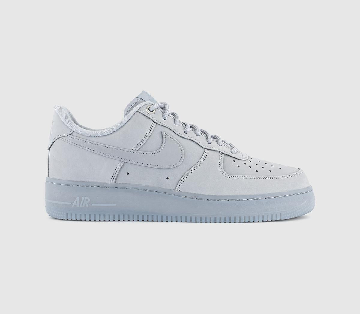 Nike Air Force 1 07 Trainers Wolf Grey Wolf Grey Black UK Size 8