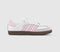Kids adidas Samba OG Youth Trainers White Clear Pink Gum UK Size 1 youth