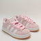 Kids adidas Campus Trainers Clear Pink White Gum UK Size 10 youth