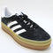 adidas Gazelle Bold W Black White White Gum Trainers UK Size 8.5