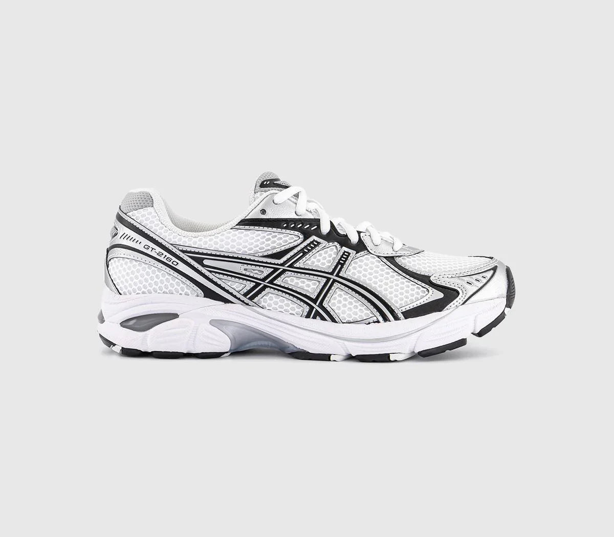 ASICS GT-2160 Trainers White Black Silver UK Size 6