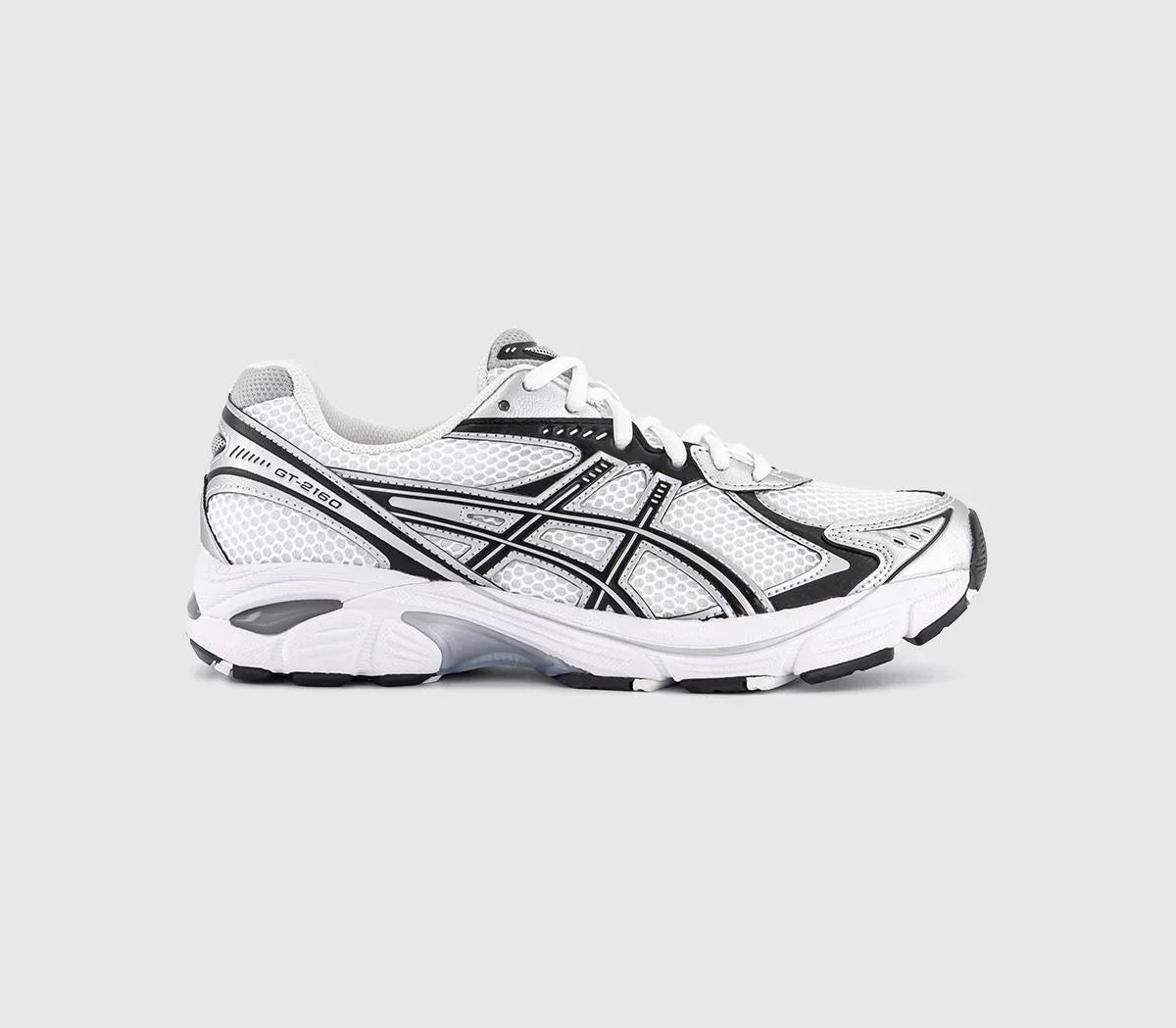 ASICS GT-2160 Trainers White Black Silver UK Size 6