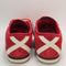 adidas Italia 70s Trainers Red Cream White Silver Metallic UK Size 5.5