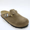 Womens BIRKENSTOCK Boston Clogs Dark Tea Suede UK Size 5.5 EU39