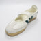 adidas Samba Jane Ballet Trainers Offwhite Collegiate Green Gold Metallic UK Size 6