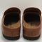 Womens BIRKENSTOCK Naples Wrapped Clogs Cognac Leather UK Size 5 EU38