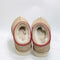 Womens UGG Tasman II Slippers Sand Dark Cherry UK Size 5