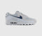 Nike Air Max 90 Trainers Wolf Grey Midnight Navy Wolf Grey UK Size 11