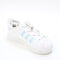 Kids adidas Superstar Infant Trainers White Halo Blue Metallic UK Size 8infant