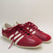 adidas Paris Trainers Team Victory Red Off White Cream White UK Size 6