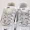 Odd sizes - Nike P-6000 Trainers White Black Metallic Silver Black UK Sizes Right 6 EU39/Left 6 EU40
