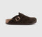 Womens BIRKENSTOCK Boston Clogs Mocca Suede UK Size 5.5 EU39