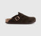 Womens BIRKENSTOCK Boston Clogs Mocca Suede UK Size 5.5 EU39