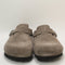 Womens BIRKENSTOCK Boston Clog Concrete Grey Suede UK Size 7 EU40