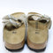 Womens BIRKENSTOCK Arizona Two Strap Sandals Taupe Rivet UK Size 5 EU38