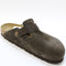 Womens BIRKENSTOCK Boston Clogs Mocca Suede UK Size 5.5 EU39