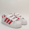 Kids adidas Superstar Disney Led Lights Youth Trainers Black Bright Red White UK Size 1 youth