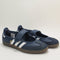 adidas Samba Jane Ballet Trainers Crew Navy White Gold Metallic UK Size 6