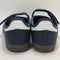 adidas Samba Jane Ballet Trainers Crew Navy White Gold Metallic UK Size 6