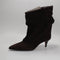 Womens OFFICE Studio Aria Ruched Ankle Boots Brown Suede UK Size 5
