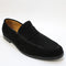 Mens OFFICE Marcel Round Toe Penny Loafers Black Suede UK Size 12
